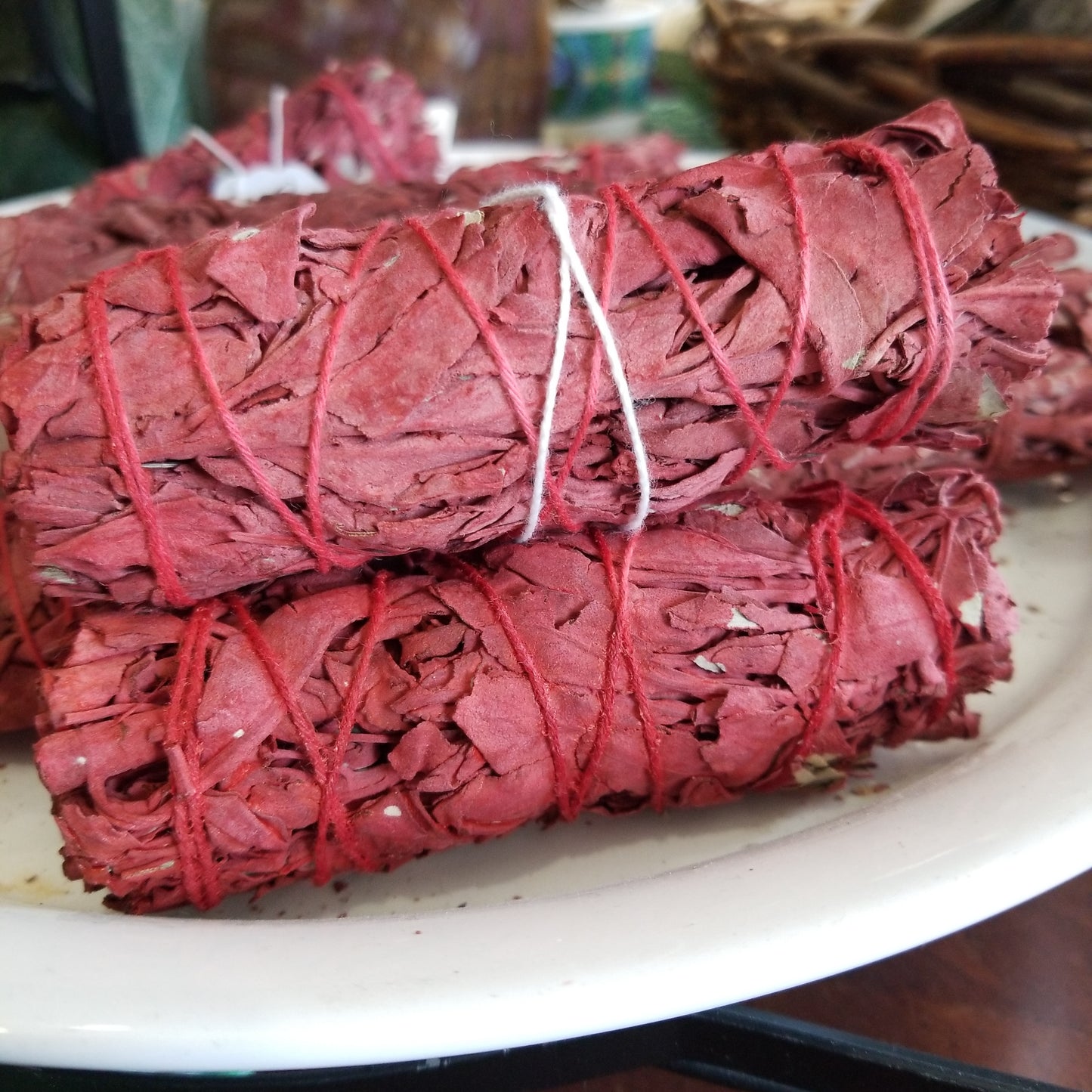 Dragon's Blood White Sage Bundle 4"