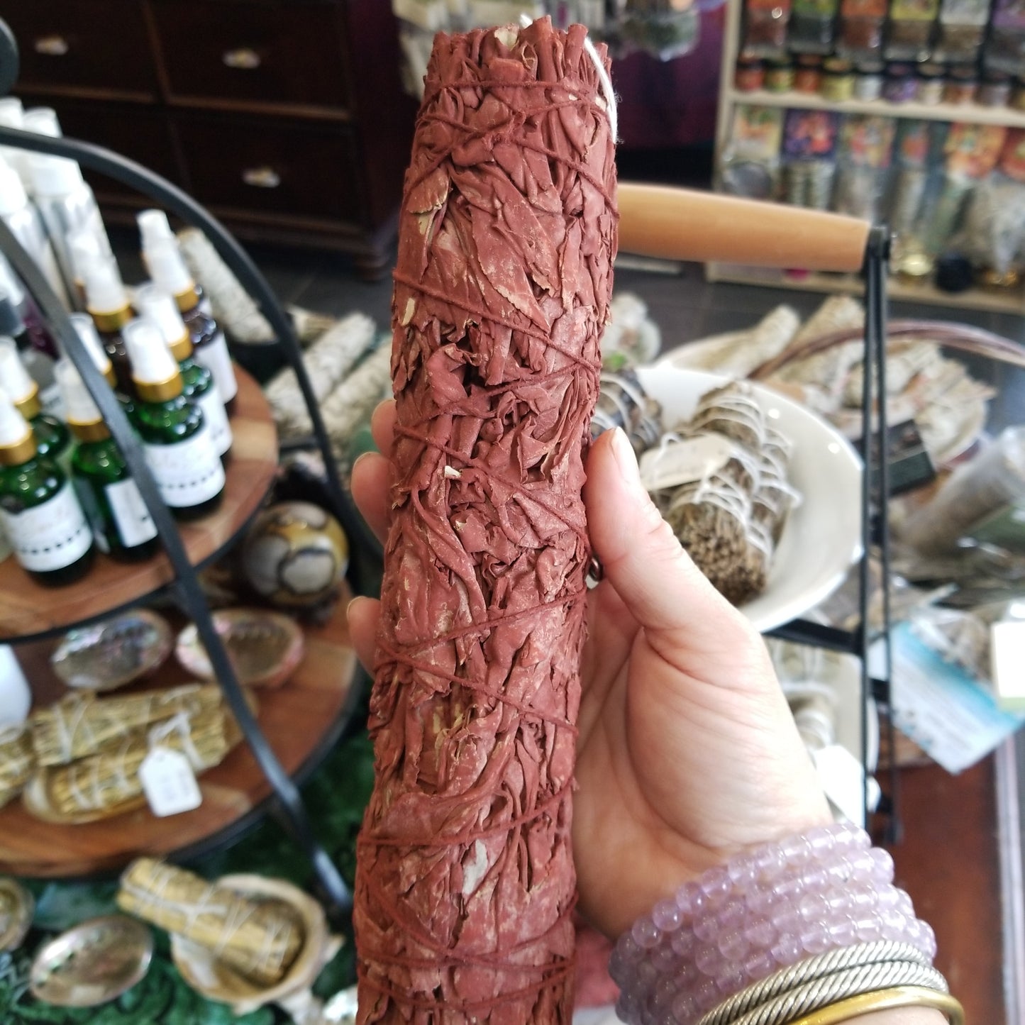 Dragon's Blood White Sage Bundle 8"-9"