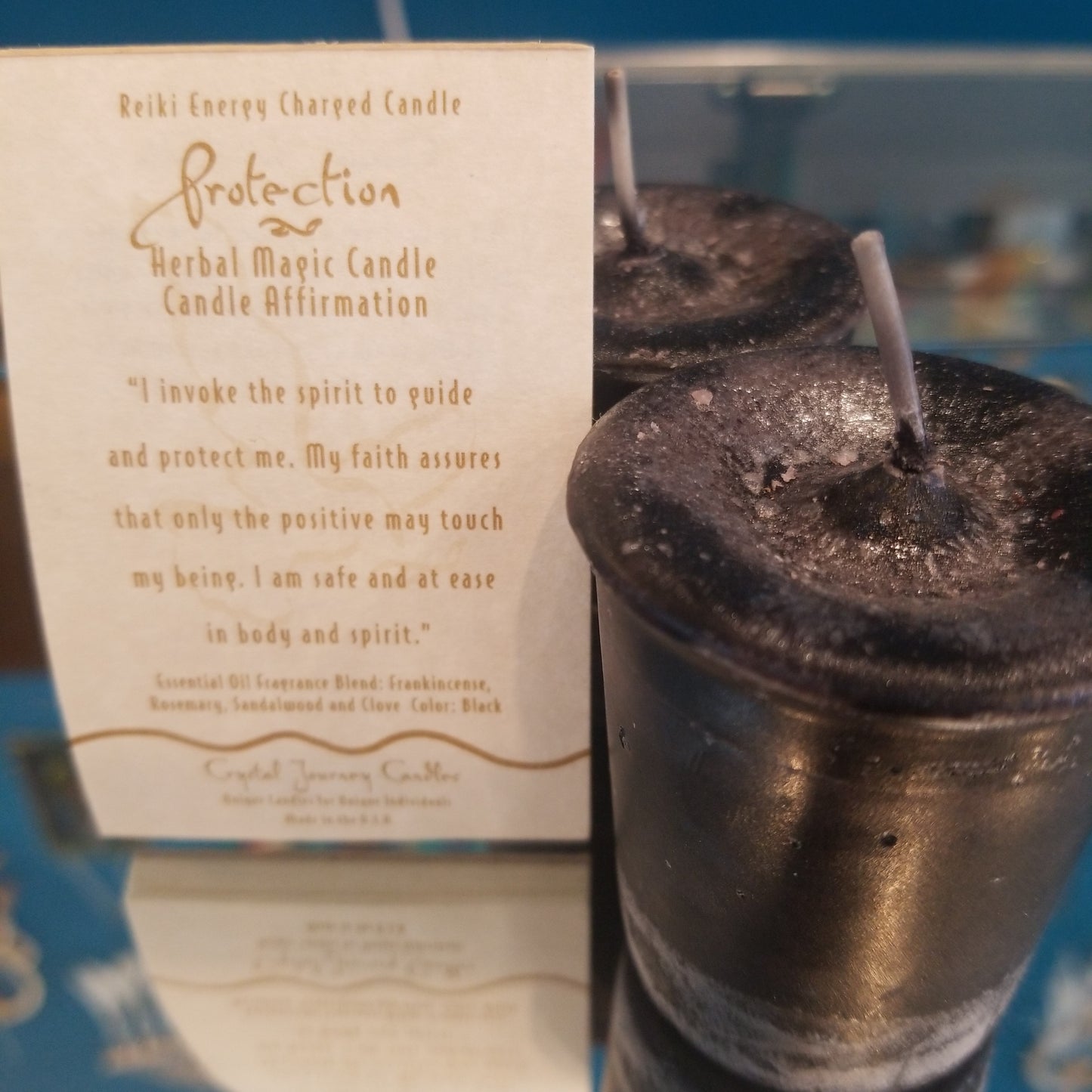 Reiki charged herbal candles (votive)