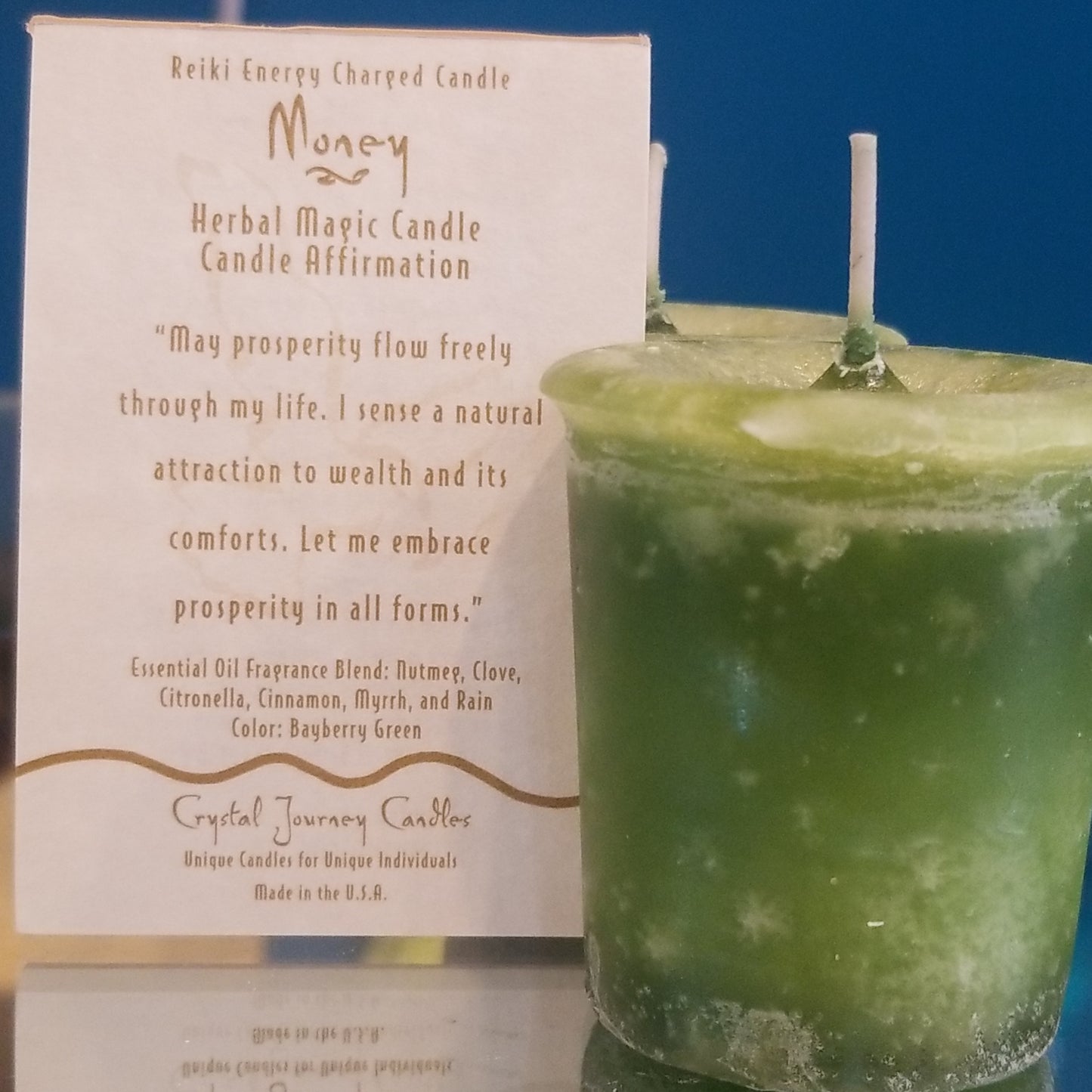 Reiki charged herbal candles (votive)