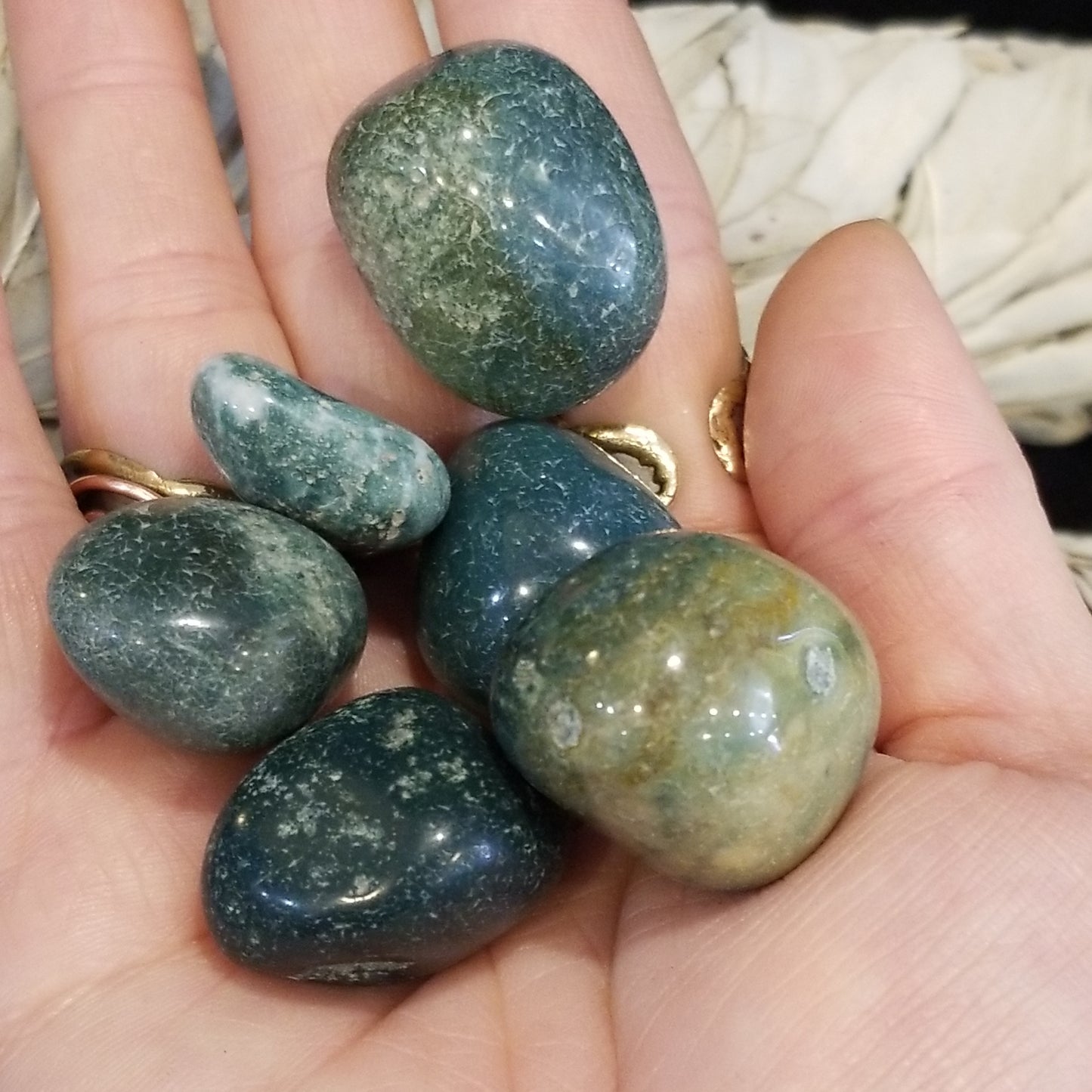 Moss Agate (Tumbled)