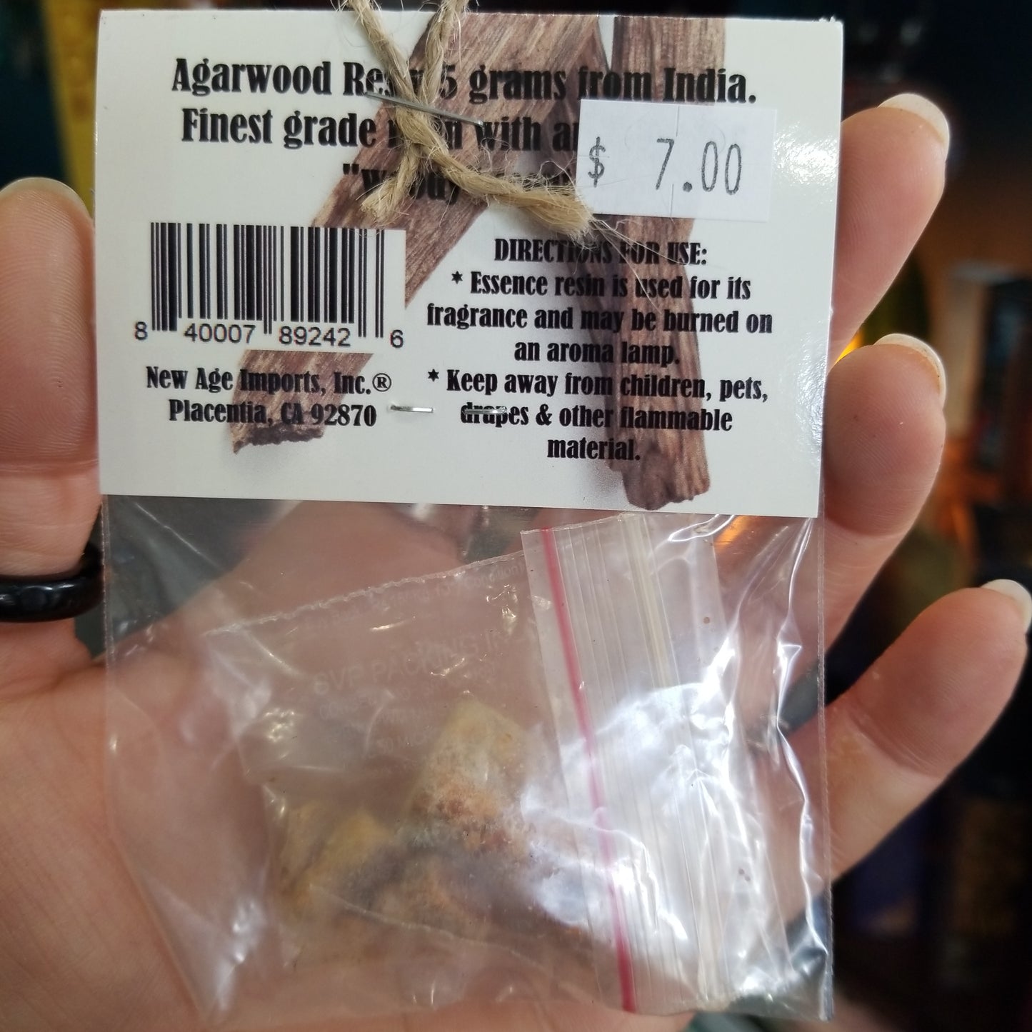 Agarwood Resin Incense