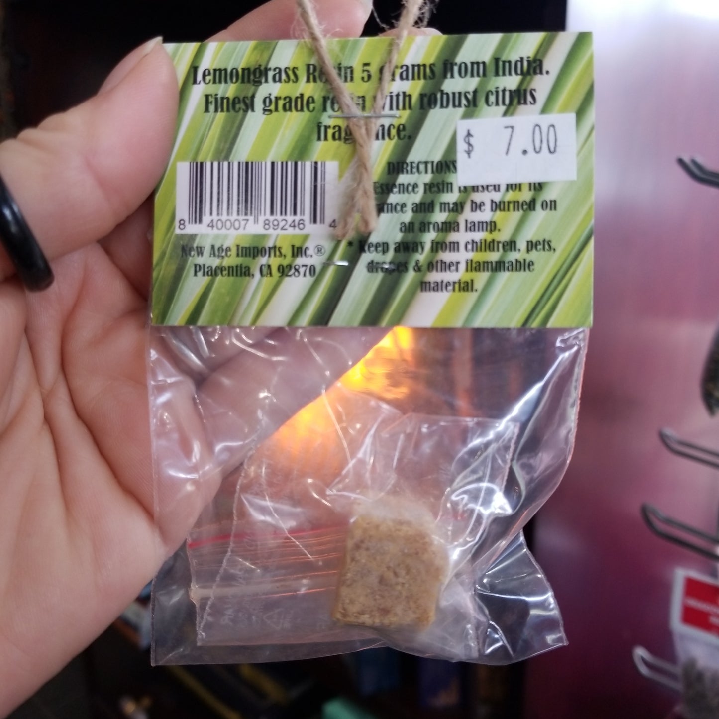 Lemongrass Resin Incense