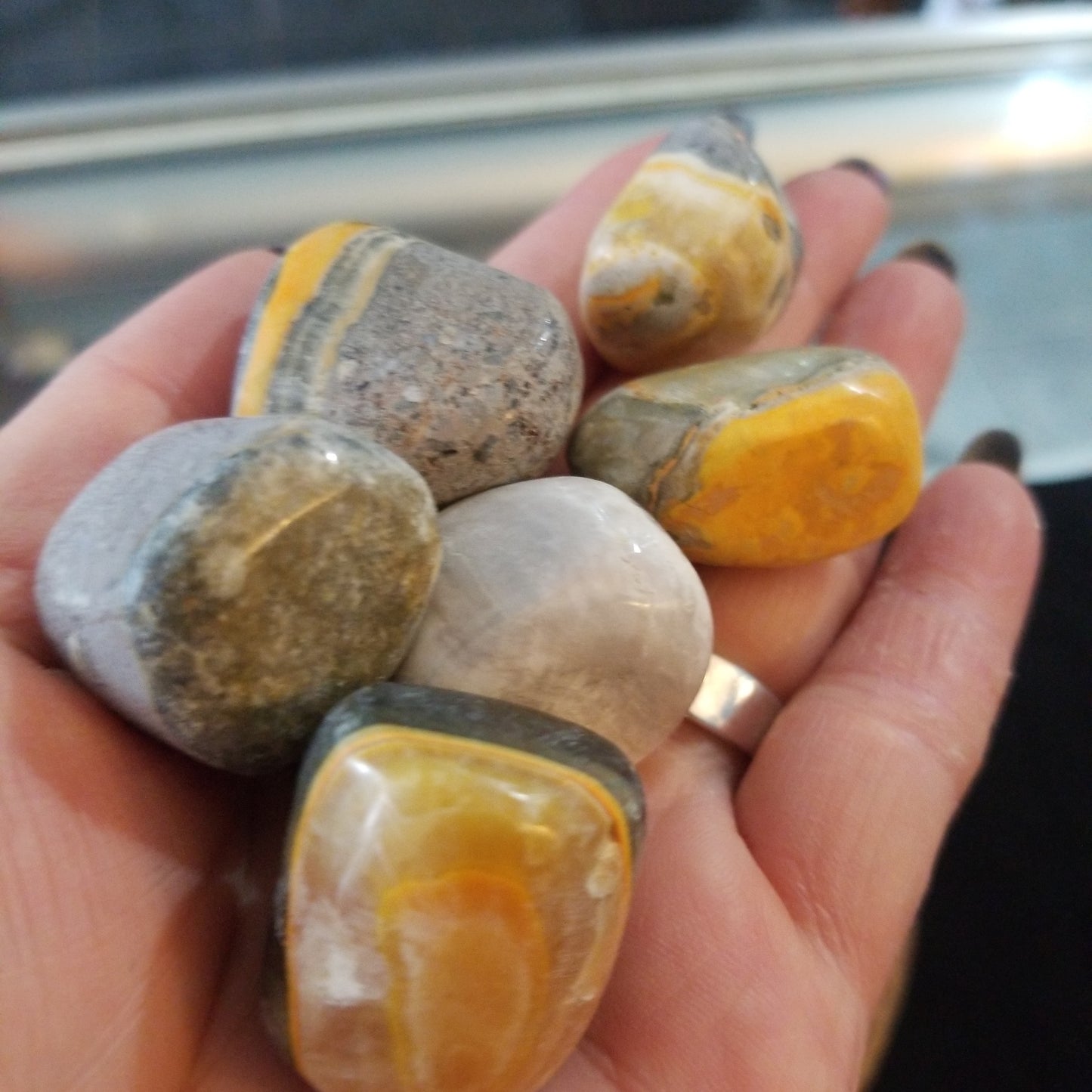Bumblebee Jasper (Tumbled)