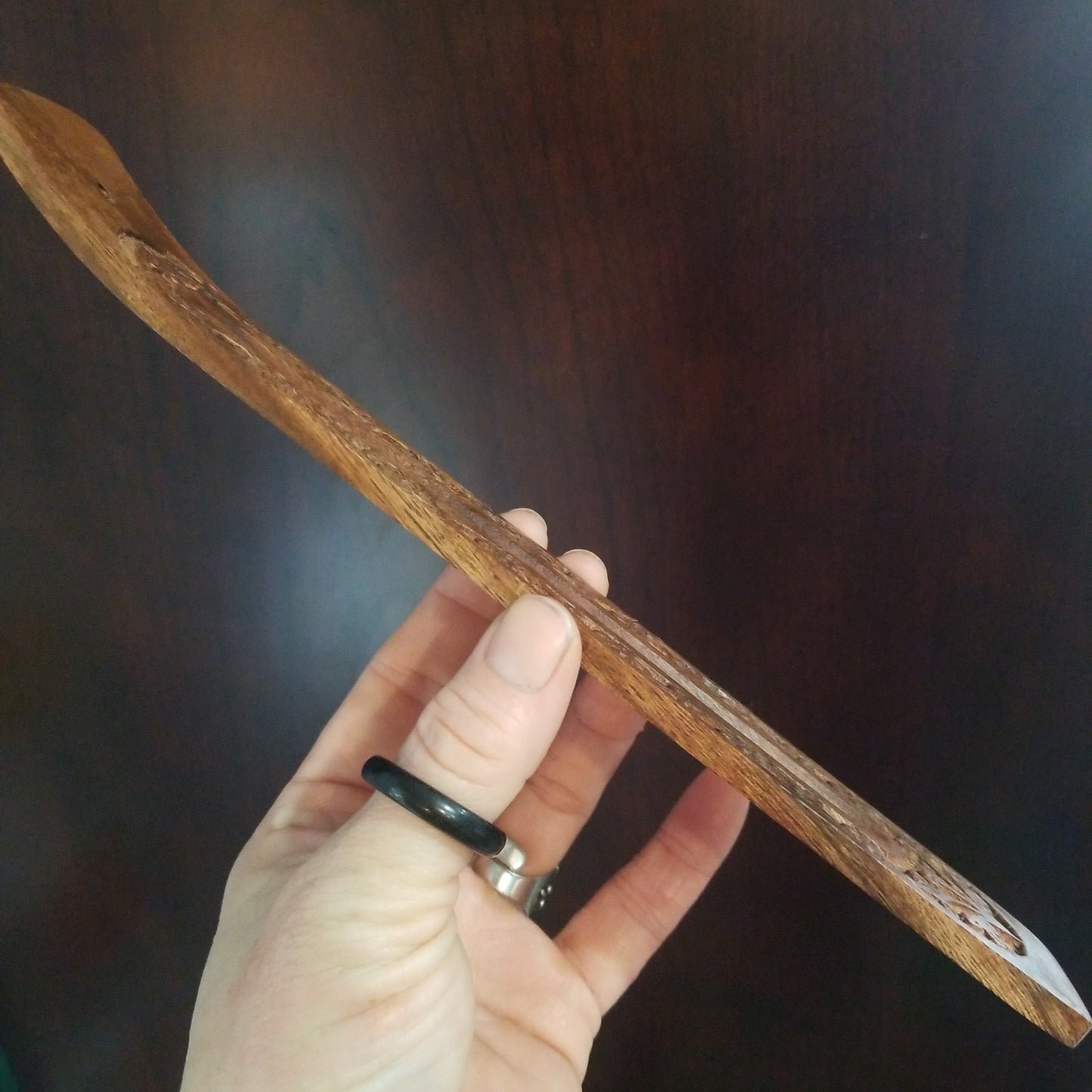 Carved Wooden Incense Holder