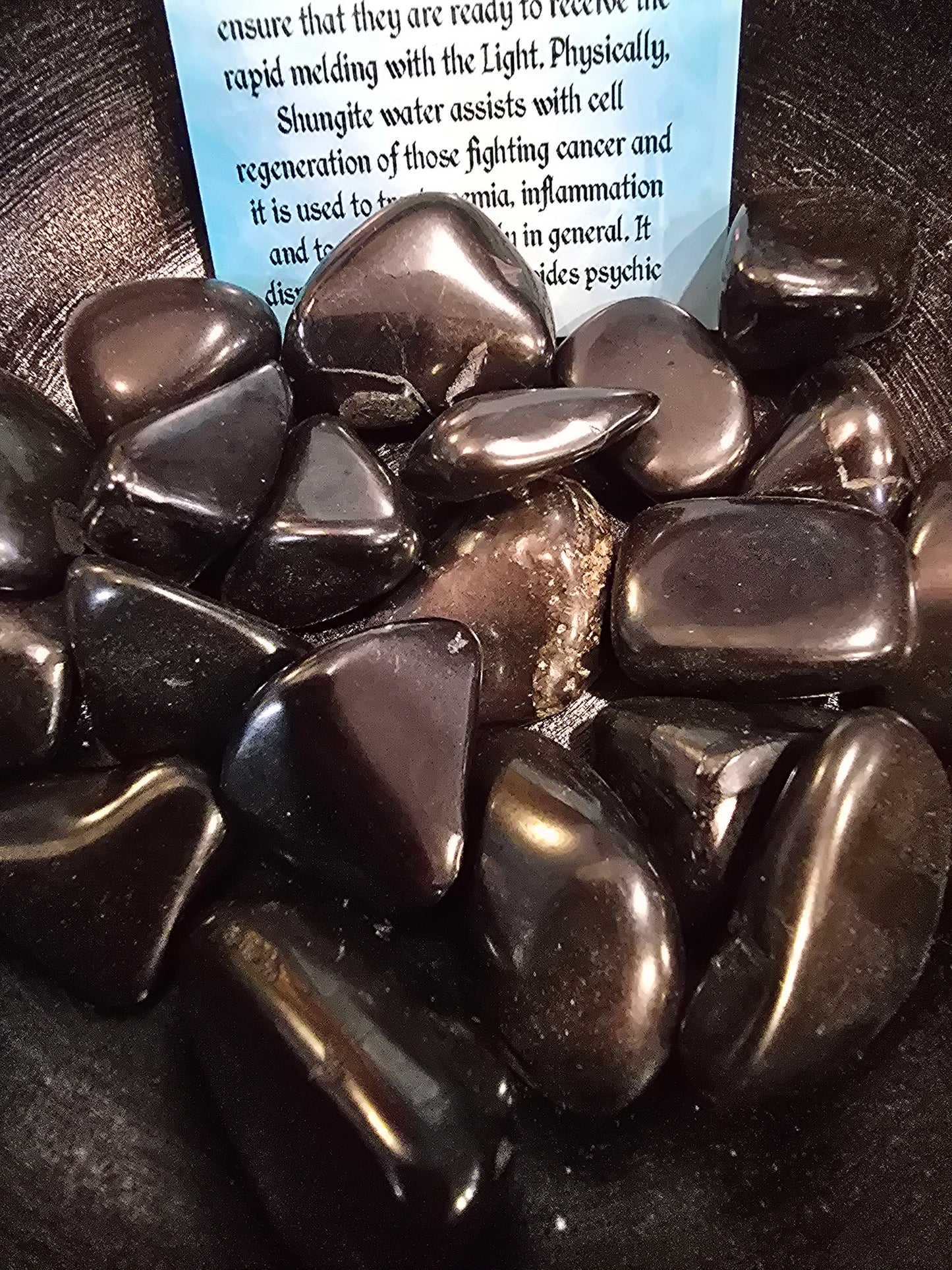 Shungite tumbled