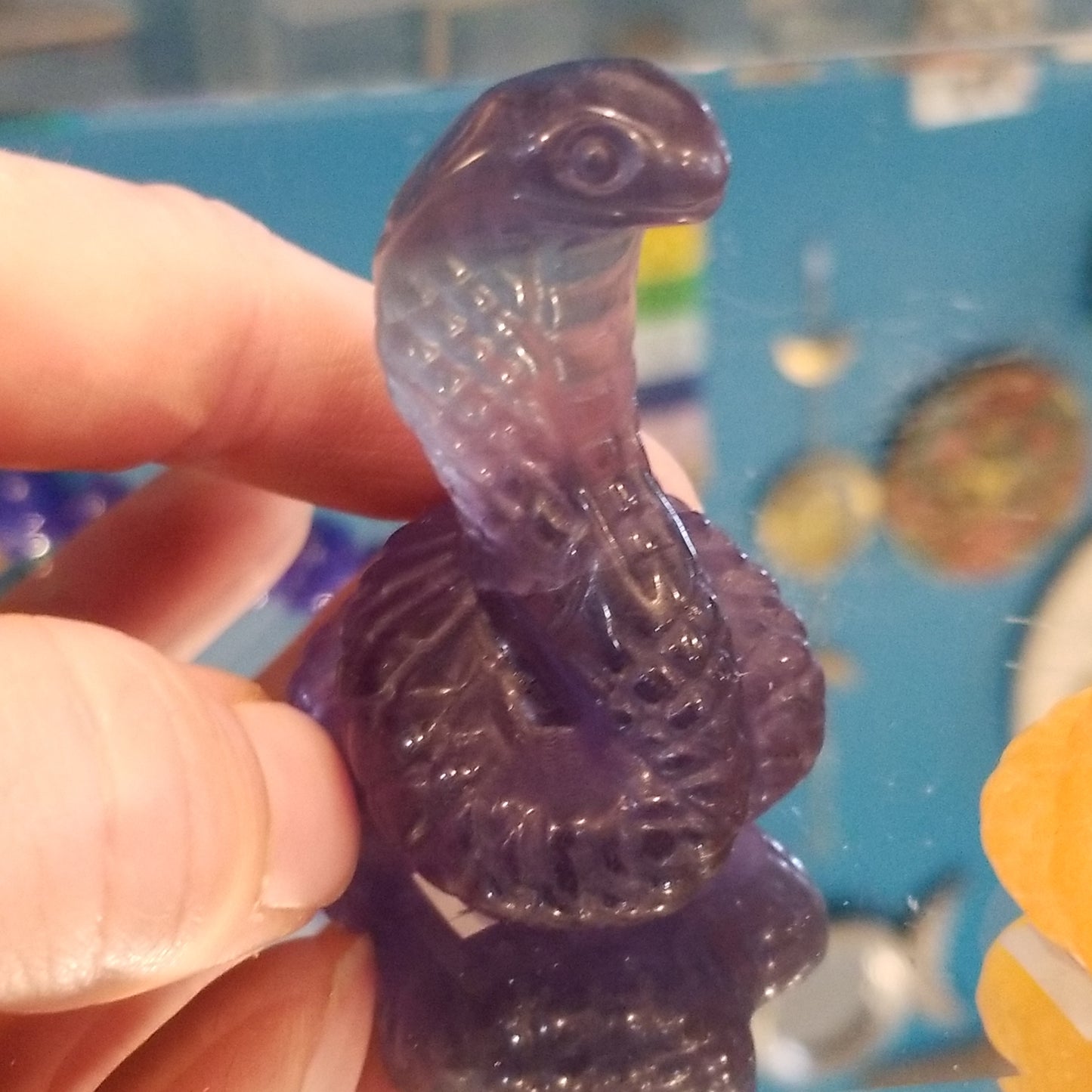 Crystal Carved Cobra