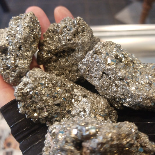 Natural Raw Pyrite Cluster